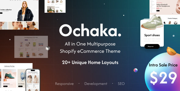 Ochaka – Versatile All in One Multipurpose Shopify Theme – RTL Support