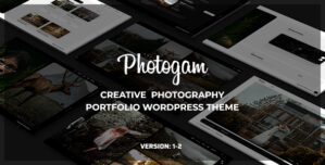 Photogam – Creative Photography Portfolio WordPress Theme