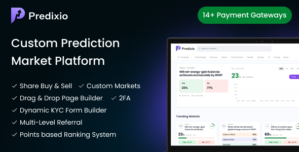 Predixio – Prediction Market Platform with Ranking and Referral System