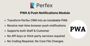 PWA Push Notifications Module for Perfex CRM