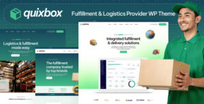 Quixbox – Fulfillment Logistics Provider WordPress Theme