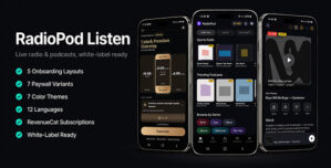 RadioPod | Flutter Live Radio and Podcast App