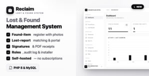 Reclaim — Lost Found Management System