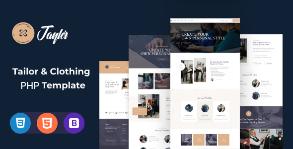 Tayler – Tailor Clothing PHP Template
