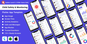 TinyShield | Child Safety and Monitoring Flutter App UI Kit