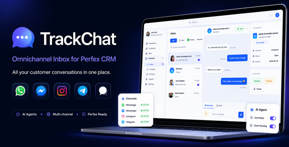 TrackChat – Inbox for Perfex CRM with AI Agents