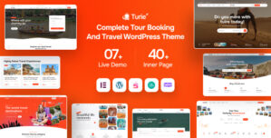 Turie – Modern Travel Tour Booking WordPress Theme