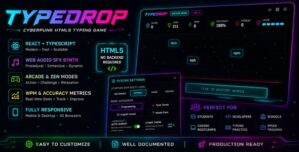 TypeDrop | HTML5 Typing Game