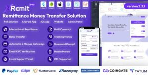 XRemit – Remittance Money Transfer Full Solution