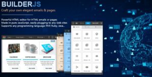 BuilderJS – Visual HTML Email and Page Builder Plugin for Web