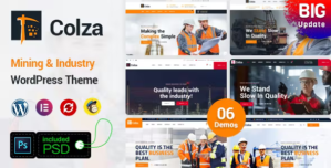 Colza – Mining Industry WordPress Theme