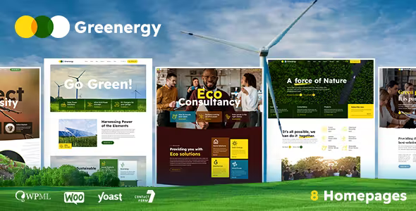 Greenergy – Ecology Environment Theme
