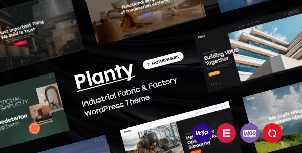 Planty – Fabric Factory WordPress Theme