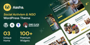 Aasha – Social Activism NGO WordPress Theme