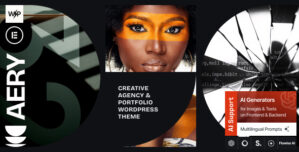Aery – Creative Agency Portfolio WordPress Theme