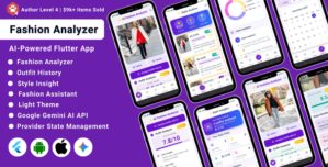 AI-Powered Fashion Outfit Analyzer Flutter App | Style Score Transformations