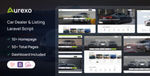 Auxero – Car Dealer Listing Laravel System