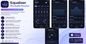 Bluetooth Booster EQ – Audio Equalizer Volume Enhancer App + AdMob