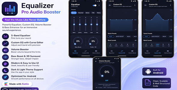Bluetooth Booster EQ – Audio Equalizer Volume Enhancer App + AdMob