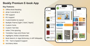 Bookly – Advanced Native Flutter eBook and PDF Reader