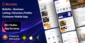 Bulistio – Multivendor Business Listings / Directory Mobile App for Customers (Flutter)