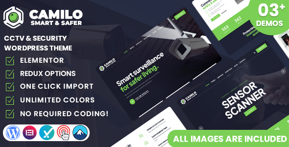 Camilo – CCTV Security WordPress Theme
