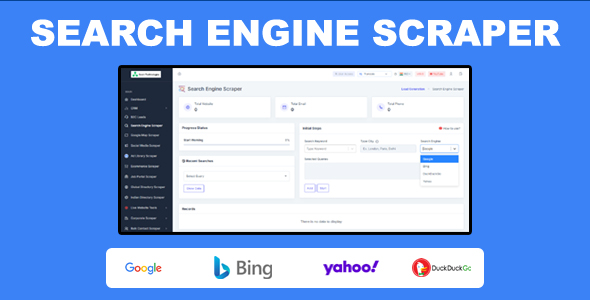 CrawlX – Search Engine Scraper