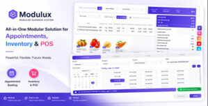 Modulux | Modular Business Management Platform – Appointment Booking, POS Inventory