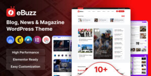 ebuzz – Blog, News Magazine WordPress Theme