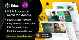 Edoo | Modern Moodle LMS Theme for Education, Online Courses eLearning