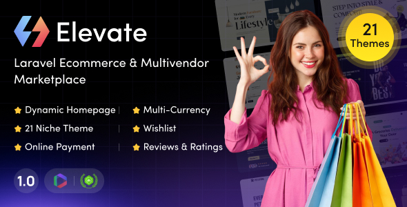 Elevate – Laravel Ecommerce Multivendor Marketplace