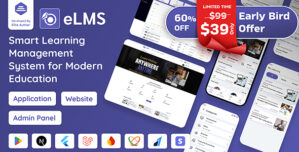 eLMS – Online Learning Management System LMS | Flutter App with Laravel Admin Panel | Next.js Web