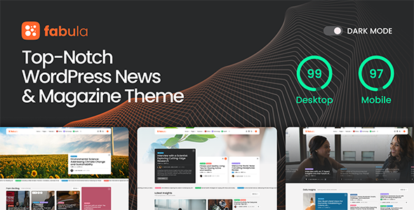 Fabula – News Magazine WordPress Theme