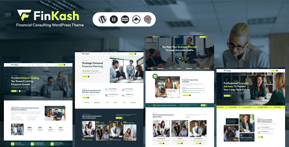Finkash – Finance Consulting WordPress Theme