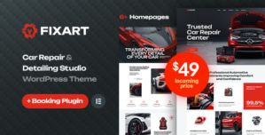 Fixart – Car Repair Detailing WordPress Theme