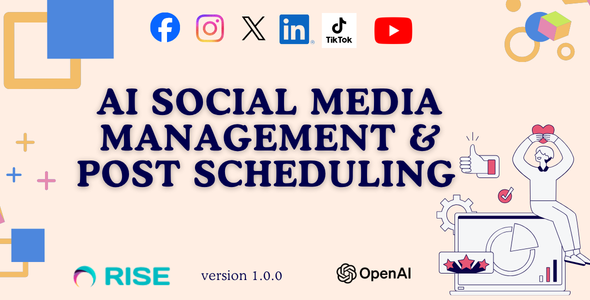 FlexSocial – AI Social Media Management and Post Scheduling for RISE CRM