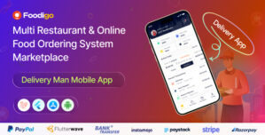 Foodigo – Online Restaurant and Food Ordering Platform Flutter Deliveryman Mobile App