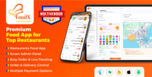 Foodx Multi Restaurant – Food Ordering Restaurant App
