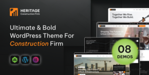 Heritage – Construction Building WordPress Theme