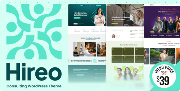 HIREO – Consulting WordPress Theme
