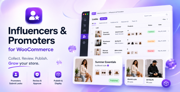 Influencers and Promoters for WooCommerce