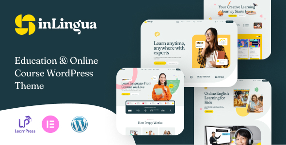 inLingua – Education Online Course WordPress Theme