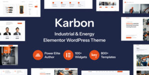 Karbon – Industrial Energy Elementor WordPress Theme