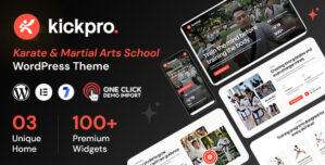 Kickpro – Karate Martial Arts School WordPress Theme