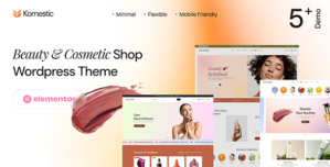 Komestic – Beauty Cosmetics Shop WordPress Theme