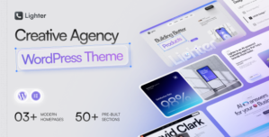 Lighter – Creative Agency Portfolio WordPress Theme