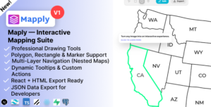 Maply – Interactive Image Map Builder with SVG Editor Next.js Script