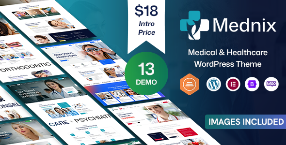 Mednix – Medical Health Clinic WordPress Theme