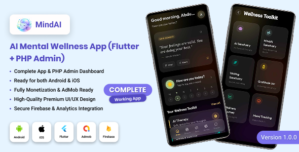 MindAI – Mental Health and Wellness Flutter App