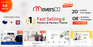 MoversCO – Movers Packers WordPress Theme